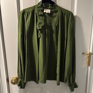 Elegant Green Women's Top